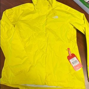 NWT yellow North Face Jacket.